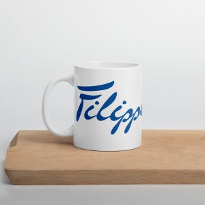 Filippi White glossy mug